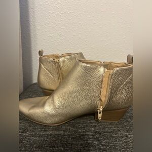 Fun Gold Ankle Boots